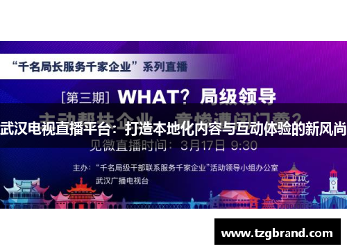 武汉电视直播平台：打造本地化内容与互动体验的新风尚