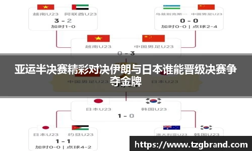 亚运半决赛精彩对决伊朗与日本谁能晋级决赛争夺金牌